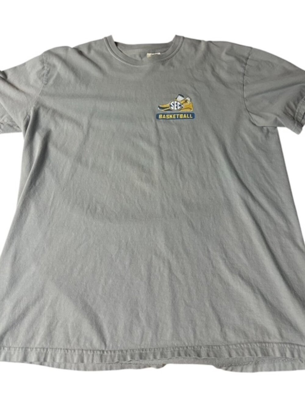 Vintage SEC Basketball Grey T-shirt Kentucky Florida LSU Alabama Arkansas XL